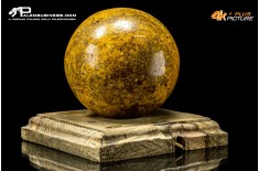 Sfera si calcite gialla