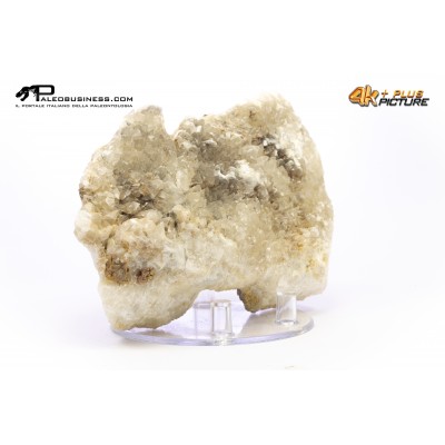 Cristalli di quarzo con calcite