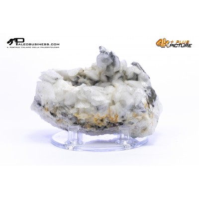 Cristalli di quarzo con calcite