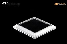 Base quadrata 5×5 cm con mastice incluso per campioni di fossili e minerali
